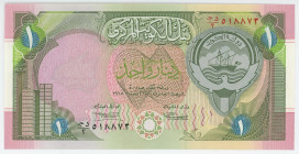 Kuwait 1 Dinar 1992
P# 19, N# 209477; # jd/3 518873; UNC