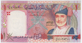 Oman 1 Rial 2005 AH 1426
P# 43a, N# 206137; # 5/8 4025300; 35th Anniversary of Independence; UNC