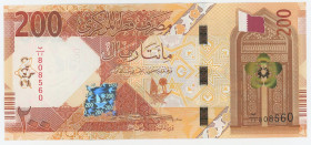 Qatar 200 Riyals 2020
N# 258816; # 808560; UNC