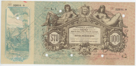 Russia - Ukraine Lviv 100 Koron 1915 Cancelled
# 32691; The serial number (32691) is greater than the maximum recorded number in Mikhail Istomin’s bo...