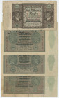 Germany - Weimar Republic Lot of 4 Banknottes 1923
P# 88, 89, F-XF
