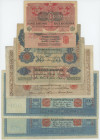 Germany - Weimar Republic Lot of 7 Banknotes 1910 - 1916
VF