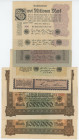Germany - Weimar Republic Lot of 10 Banknotes 1918 - 1923
G-VF