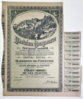 Spain Electrica Conquense Accion de 500 pesetas 1958
# 20447; uncancelled, rest of coupons; large pohot-vignette with view of Cuenca