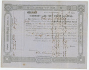 United States Cincinatti And Fort Wayne Railroad Share for 1000 Dollars 1853
# 261; VF