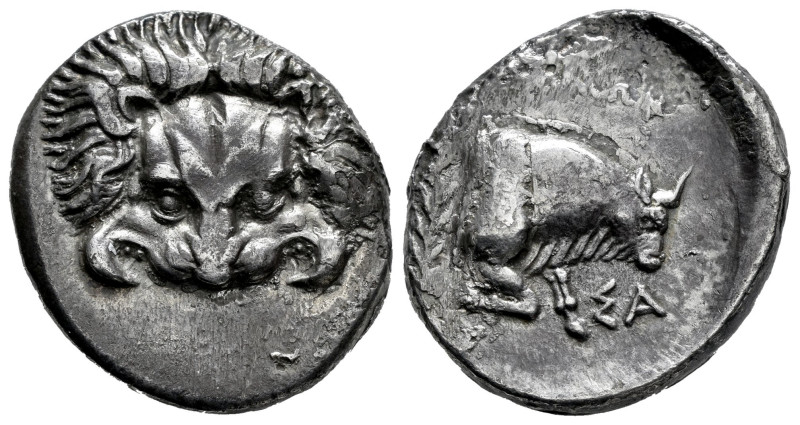 Islands of Ionia. Samos. Tetradrachm. 408/4-380/66 a.C. Demon Magistrate. (Pixod...