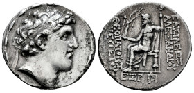 Seleukid Kingdom. Alexander I Balas. Tetradrachm. SE 166 = 147/6 a.C. Antioch on the Orontes. (SC-1784). Anv.: Diademed head of Alexander I to right. ...