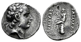 Seleukid Kingdom. Seleukos IV Philopator. Drachm. 187/175 a.C. ΞAP-monogram mint, in Northern Media or Hyrcania. (SC-1362.1). (Hgc-9, 582e). Anv.: Dia...