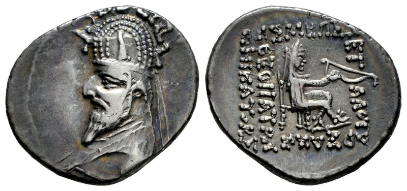 Kingdom of Parthia. Sinatrukes. Drachm. 93-69 a.C. Rhagai. (Sellwood-33.4). (Sho...