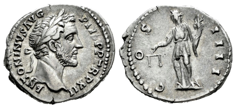Antoninus Pius. Denarius. 148-149 AD. Rome. (Ric-III 177). (Bmcre-654). (Rsc-240...
