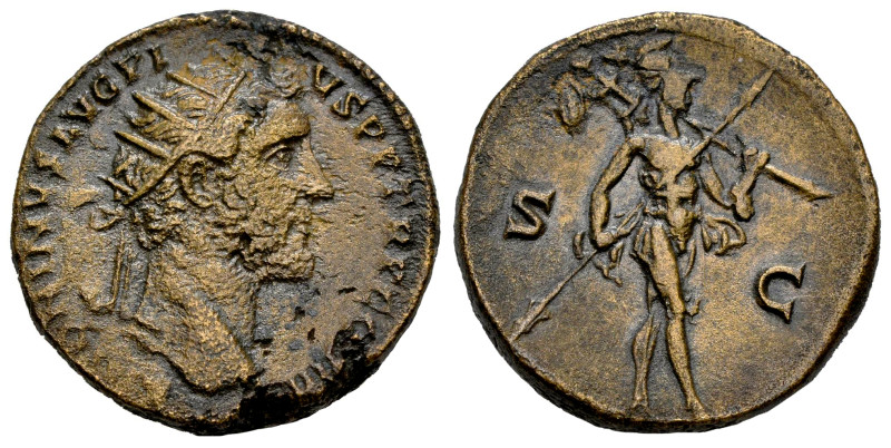 Antoninus Pius. Dupondius. 138-161 d.C. Rome. (Ric-807). Anv.: ANTONINVS AVG PIV...
