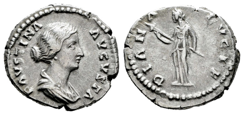 Faustina Junior. Denarius. 161-164 d.C. Rome. (Ric-III 674). (Bmcre-87). (Rsc-85...