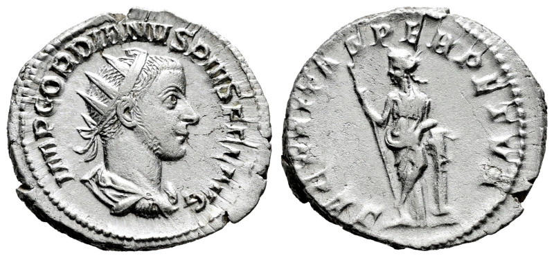 Gordian III. Antoninianus. 243-244 d.C. Rome. (Ric-IV 153). (Rsc-336). Anv.: IMP...