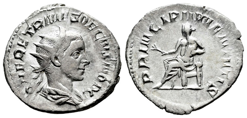 Herennius Etruscus. Antoninianus. 250-251 d.C. Rome. (Ric-IV 146). Anv.: Q HER E...