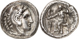 MAKEDONIEN. 
KÖNIGREICH. 
Alexander III. der Große 336-323 v. Chr. Tetradrachmon (336/323 v.Chr.) 16,97g, AMPHIPOLIS. Kopf des jugendlichen Herakles...
