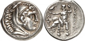 MAKEDONIEN. 
KÖNIGREICH. 
Alexander III. der Große 336-323 v. Chr. Tetradrachmon, postum (315/294 v.Chr.) 17,08g, AMPHIPOLIS. Herakleskopf n.r. / A ...