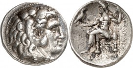 MAKEDONIEN. 
KÖNIGREICH. 
Alexander III. der Große 336-323 v. Chr. Tetradrachmon (325/323 v.Chr.) 17,14g, Babylon. Herakleskopf n.r. / A LEXAND PoY ...