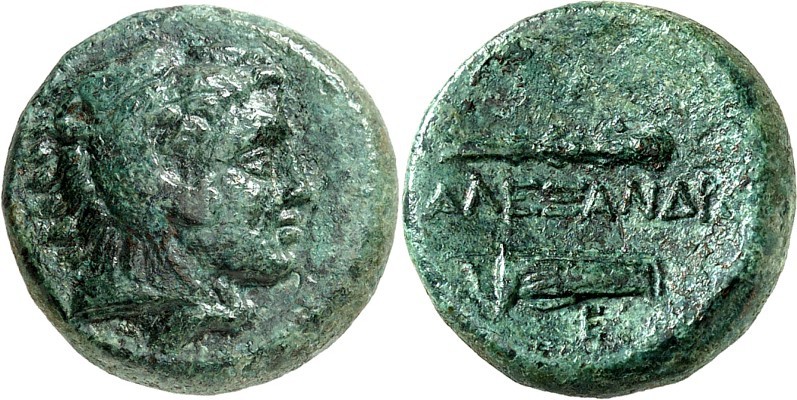 MAKEDONIEN. 
KÖNIGREICH. 
Alexander III. der Große 336-323 v. Chr. AE-Tetracha...