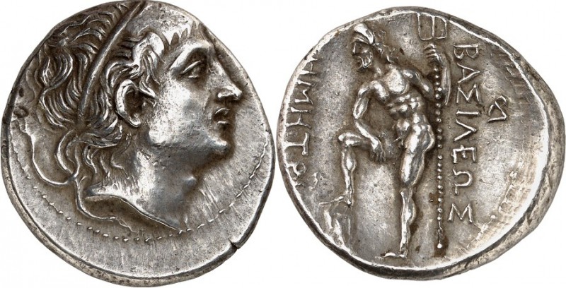 MAKEDONIEN. 
KÖNIGREICH. 
Demetrios Poliorketes 306-287 v. Chr. Tetradrachmon ...