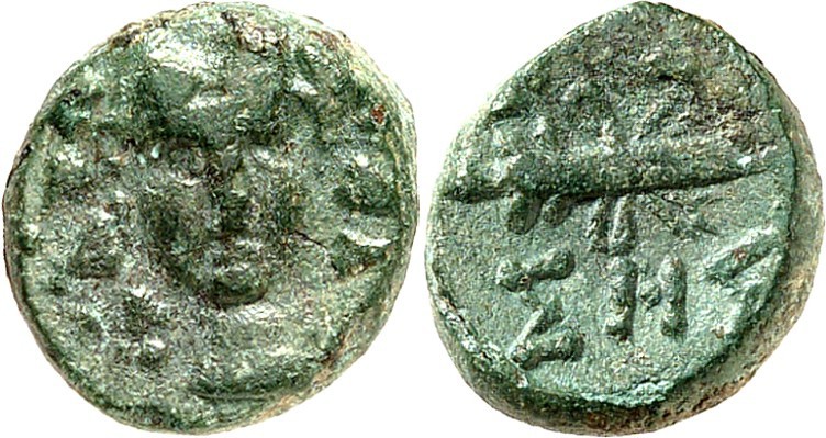 THRAKIEN. 
STÄDTE. 
SESTOS. AE-10mm (nach 150 v. Chr.) 1,72g. Dionysoskopf v. ...