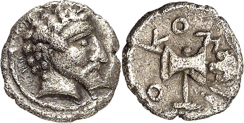 THRAKIEN. 
KÖNIGREICH. 
Metokos, König der Odrysen 405-391 v. Chr. Diobolon 1,...