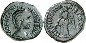 THRAKIEN. 
PERINTHOS (Erigli). 
Tranquillina, Ehefrau von Gordianus III. 241-244. AE-Diassarion 23/22 mm 7,10g. Drapierte Büste mit Diadem n.r. CABE...