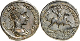 MOESIEN. 
NIKOPOLIS "am Istros" (Stari Nikjup an der Rusica). 
Gordianus III. 238-244. AE-Tetrassarion 27mm (241/243) 12,08g Sabinius Modestus, Prov...
