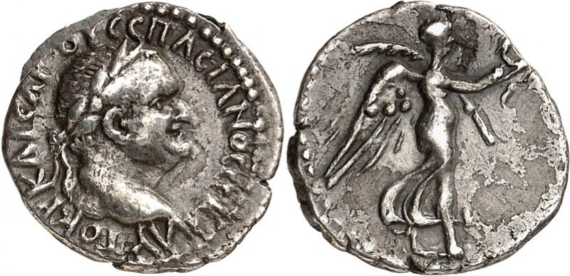 KAPPADOKIEN. 
KAISAREIA am Argaios (Kayseri). 
Vespasianus 69-79. Hemidrachmon...