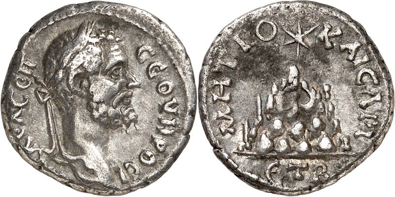 KAPPADOKIEN. 
KAISAREIA am Argaios (Kayseri). 
Septimius Severus 193-211. Drac...