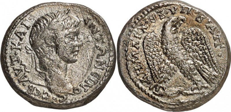 SYRIEN. 
SELEUKIS und PIEREIA / ANTIOCHEIA (Antakya). 
Caracalla 198-217. Tetr...
