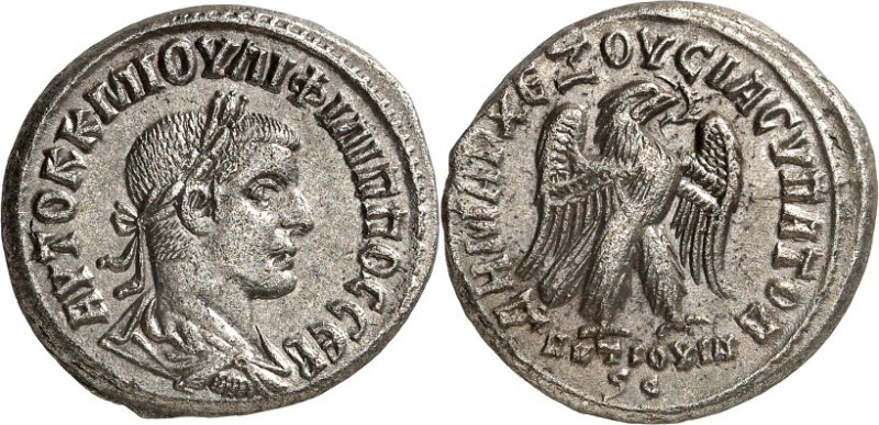SYRIEN. 
SELEUKIS und PIEREIA / ANTIOCHEIA (Antakya). 
Philippus II. Augustus ...