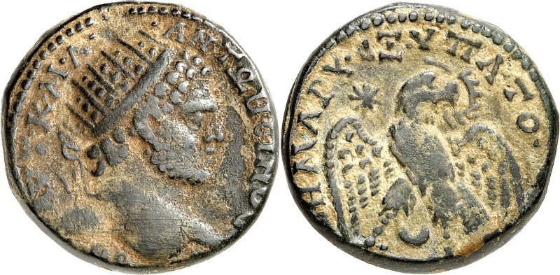 MESOPOTAMIEN. 
KARRHAI / CARRHAE (Haran). 
Caracalla 198-217. AE-Tetradrachmon...