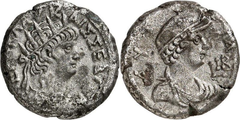 ÄGYPTEN. 
ALEXANDREIA (al-Isqandariyah). 
Nero 54-68. Bi-Stater ("12"= 65/66) ...