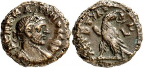 ÄGYPTEN. 
ALEXANDREIA (al-Isqandariyah). 
Carinus, Caesar 282-283. AE-Stater ("3"= 284/285) 7,30g. Panzerbüste m. Lkr. n.r. A&nbsp;K M A KA-PINOC CE...