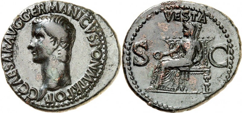 RÖMISCHES KAISERREICH. 
Germanicus, Vater d. Caligula, Bruder d. Claudius 15 v....