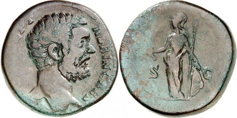 RÖMISCHES KAISERREICH. 
Clodius Albinus Caesar 193-195. AE-Sesterz (194) 22,88g...