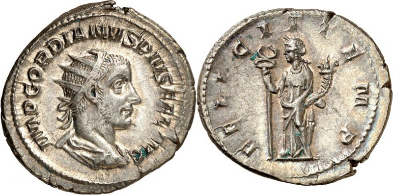 RÖMISCHES KAISERREICH. 
GORDIANUS III. Augustus 238-244. Antoninian (244) 4,44g...
