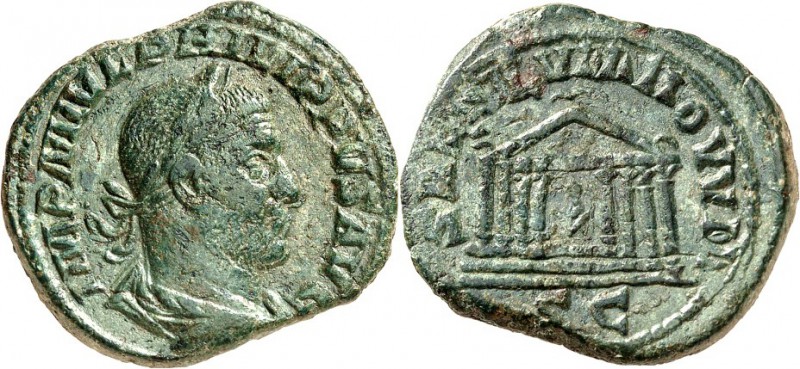 RÖMISCHES KAISERREICH. 
PHILIPPUS I. Arabs 244-249. AE-Sesterz (248/249) 17,86g...