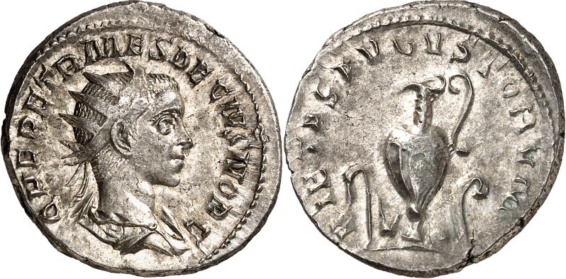 RÖMISCHES KAISERREICH. 
Herennius Etruscus Caesar 250-251. Antoninian 4,97g. Bü...