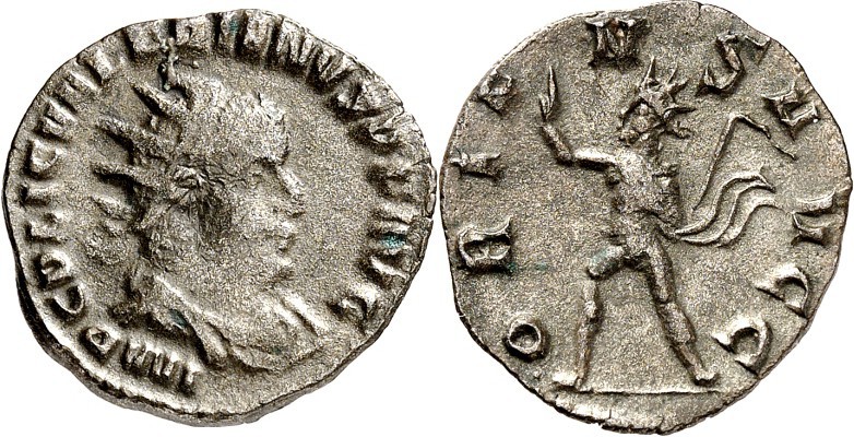 RÖMISCHES KAISERREICH. 
VALERIANUS I. 253-260. Bi-Antoninian (256/257) 2,14g, R...
