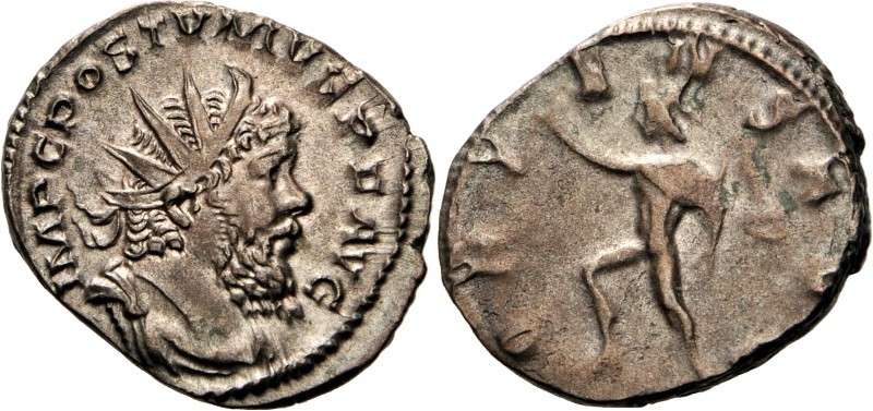 RÖMISCHES KAISERREICH. 
POSTUMUS 260-269. Antoninian (268) 3,90g, Köln. Paludam...