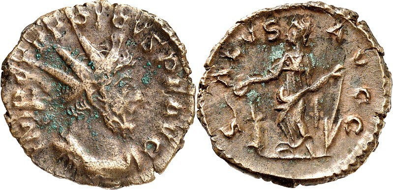RÖMISCHES KAISERREICH. 
TETRICUS I. 271-274. AE-Antoninian (272/273) 2,89g, Köl...