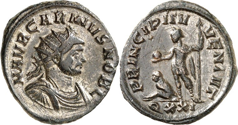 RÖMISCHES KAISERREICH. 
Carinus Caesar 282-283(-285). Bi-Antoninian 3,64g, Tici...