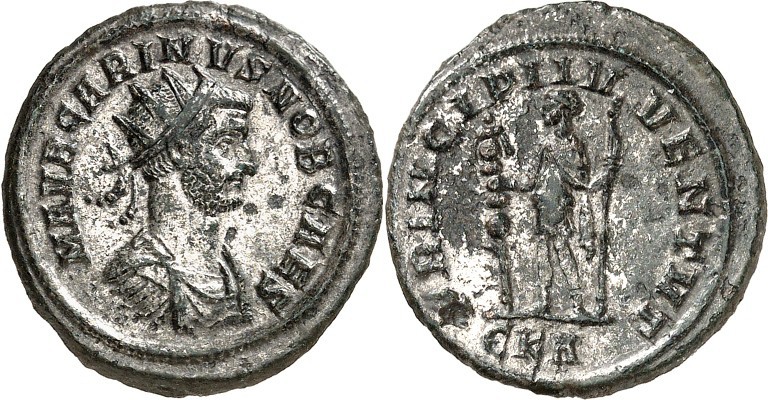 RÖMISCHES KAISERREICH. 
Carinus Caesar 282-283(-285). AE-Antoninian 3,95g, Rom,...
