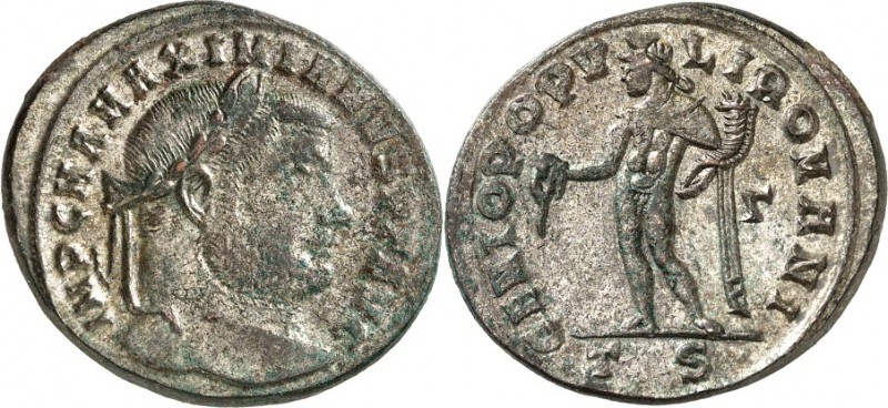 RÖMISCHES KAISERREICH. 
MAXIMIANUS I. Herculius, 285-308,310. Bi-Follis 28/26mm...
