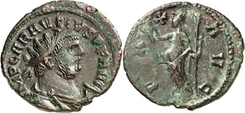 RÖMISCHES KAISERREICH. 
CARAUSIUS 286-293. AE-Antoninian 3,37g, unbest. Mzst. P...