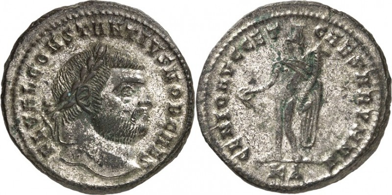 RÖMISCHES KAISERREICH. 
Constantius I. Chlorus Caesar 293-305. AE-Follis 26/27m...