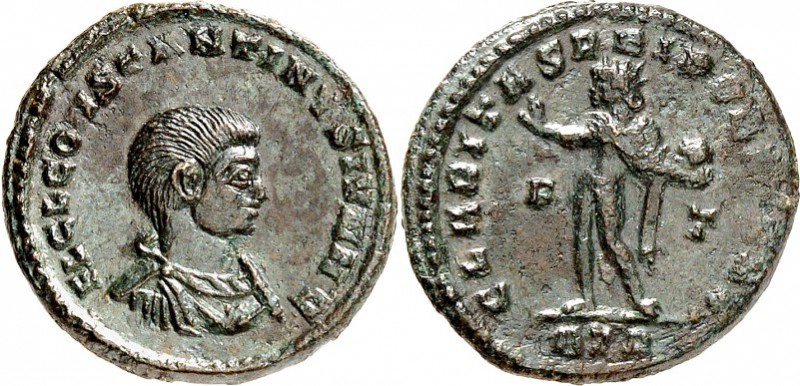 RÖMISCHES KAISERREICH. 
Constantinus II. Caesar 317-337. AE-Follis 19mm (317/31...