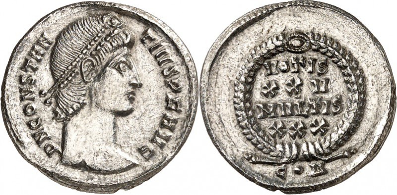 RÖMISCHES KAISERREICH. 
CONSTANTIUS II. Augustus 337-361. Schwere Siliqua (340/...