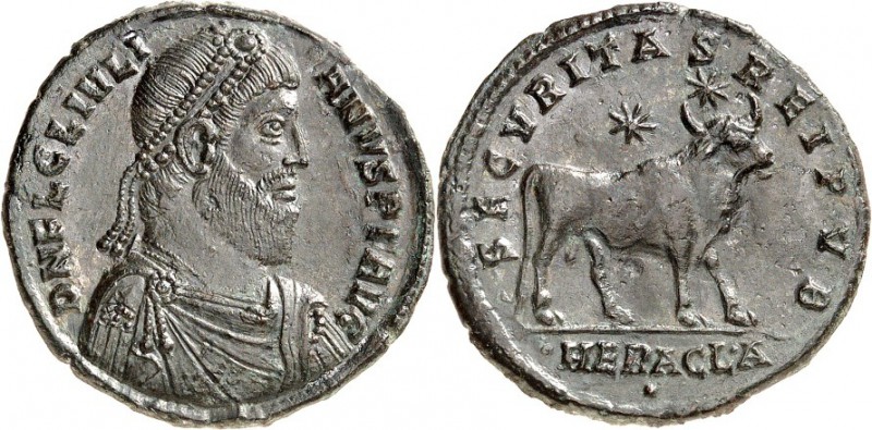 RÖMISCHES KAISERREICH. 
IULIANUS II. Augustus 360/361-363. AE-Doppelmaiorina 28...